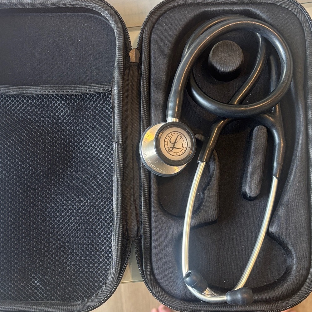 Littmann Cardiology III Black Stethoscope with Case